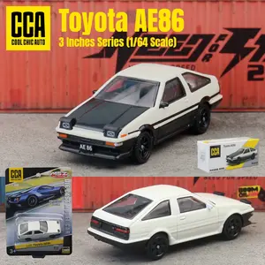 1/64 تويوتا AE86 لعبة سيارة نموذج CCA MSZ 1:64 دييكاست مركبة مصغرة عجلات مجانية مجموعة مناسبة للعجلات الساخنة هدية طفل