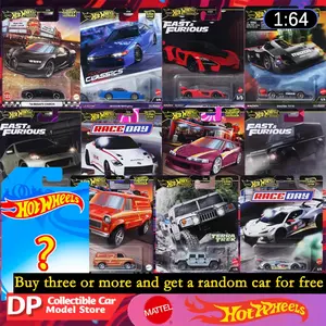 جديد 2025 Hot Wheels Premium Pop Car Culture سريع وغاضب قابل للجمع 1:64 Diecast نموذج سيارة، اشتر ثلاثة واحصل على واحدة مجانًا