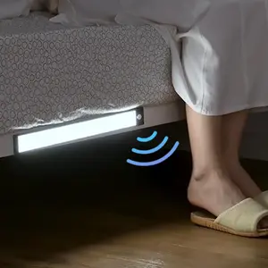 LED محس حركة ضوء ضوء الليل اللاسلكية USB ضوء تحت الكابين لخزانة المطبخ خزانة غرفة النوم الاستشعار إضاءة داخلية