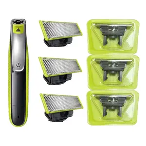 مجموعة استبدال ماكينة الحلاقة الكهربائية لـ OneBlade المتوافقة مع QP2520 QP2530 QP2630 QP6510 QP6520 QP2523 - موديل جديد